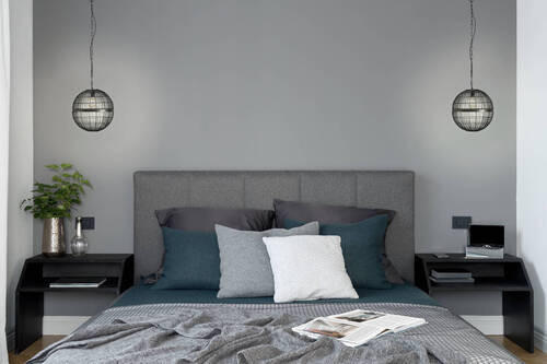 SVJETILJKA VISEĆA  40/120 cm       - crna, Basics, metal (40/120cm) - Globo