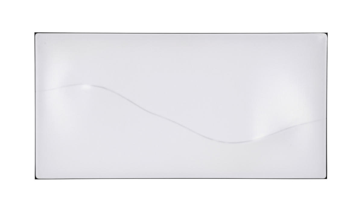STROPNÍ LED SVÍTIDLO, 60/30/10,5 cm - černá, Design, kov/plast (60/30/10,5cm) - Novel