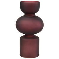 VAS  - mörkröd, Klassisk, glas (14/29cm)