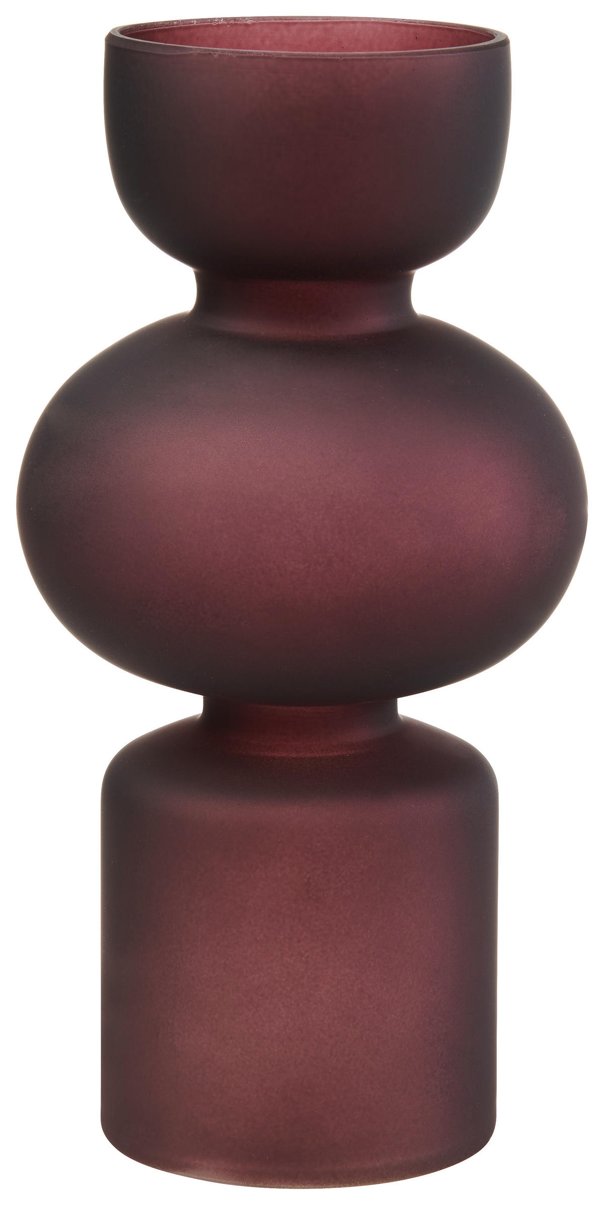 VAS  - mörkröd, Klassisk, glas (14/29cm)