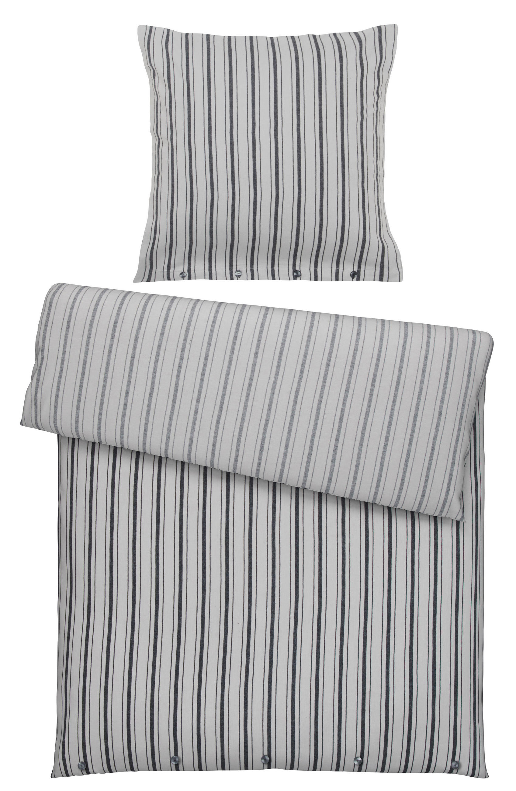 WENDEBETTWÄSCHE Biber 135/200 cm  - Taupe, KONVENTIONELL, Textil (135/200cm) - Dieter Knoll