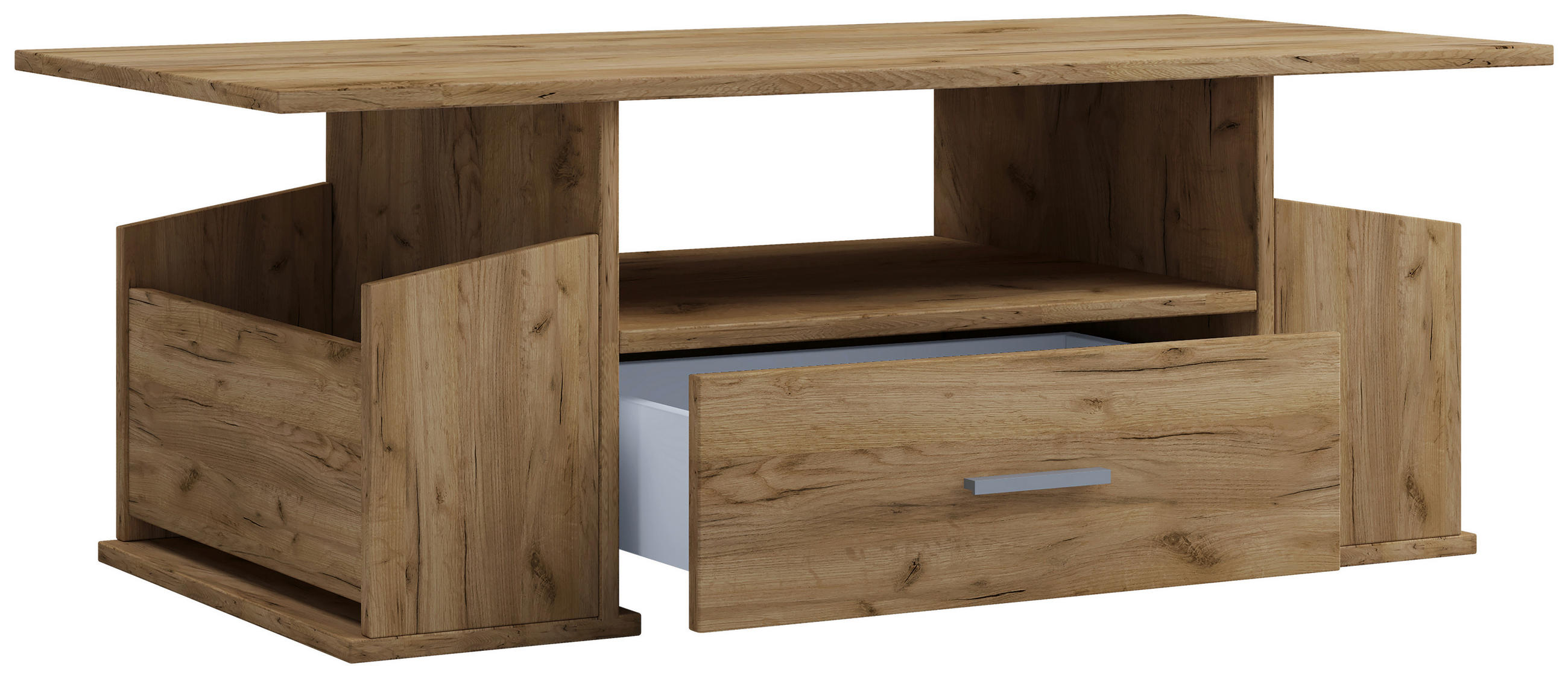COUCHTISCH 110/52/44 cm rechteckig Honigeiche  - Honigeiche/Grau, Design, Holzwerkstoff/Kunststoff (110/52/44cm) - MID.YOU