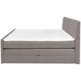 BOXSPRINGBETT 180/200 cm  in Taupe  - Taupe, KONVENTIONELL, Textil (180/200cm) - Carryhome