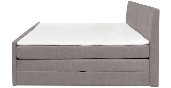 BOXSPRINGBETT 180/200 cm  in Taupe  - Taupe, KONVENTIONELL, Textil (180/200cm) - Carryhome