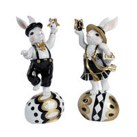 DEKOHASE - Schwarz/Weiß, LIFESTYLE, Kunststoff (10,2/8,5/25,5cm)