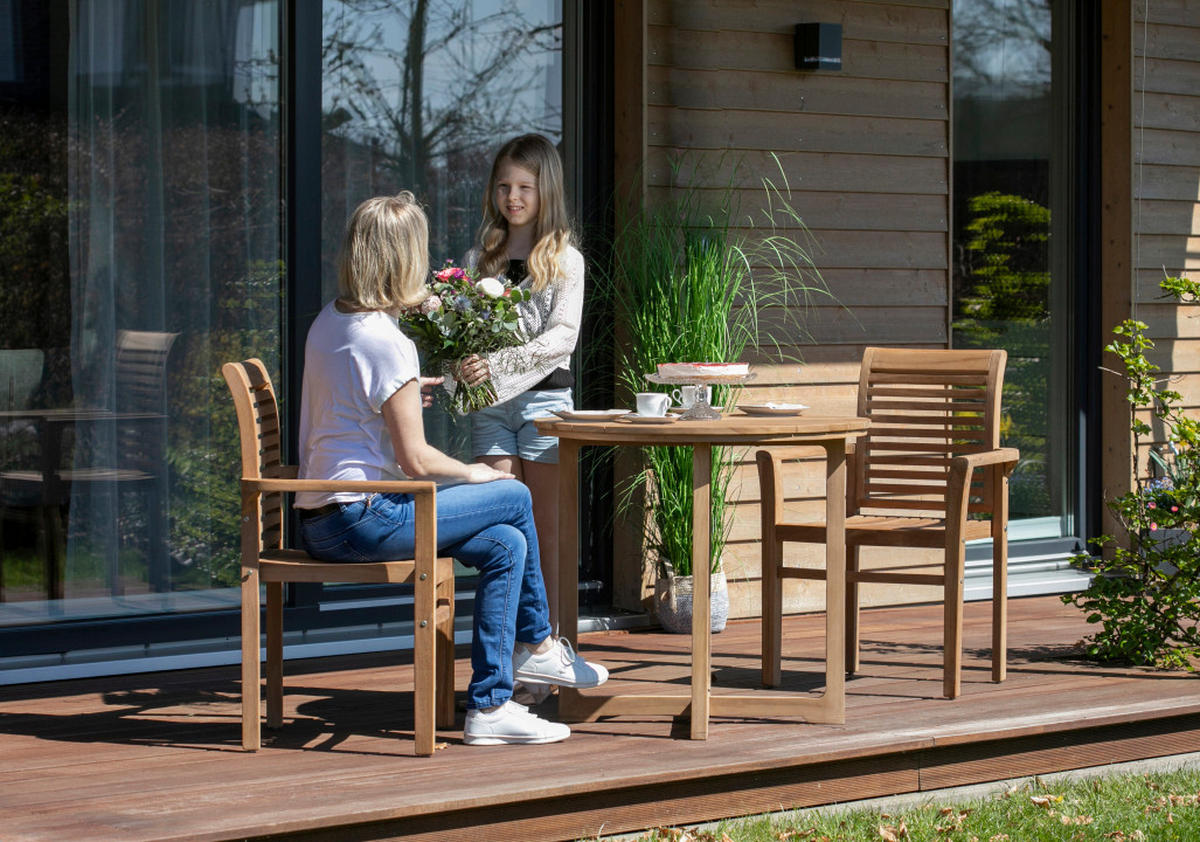 GARTENSESSEL Teakholz  - Basics, Holz (63/92/52cm) - Gardenson