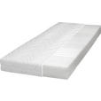 KOMFORTSCHAUMMATRATZE 140/200 cm Höhe ca. 17 cm  - Weiß, Basics, Textil (140/200cm) - Sleeptex