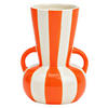 VASE  - Orange, Basics, Keramik (11,0/16,0/11,0cm)