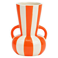 VASE  - Orange, Basics, Keramik (11,0/16,0/11,0cm)