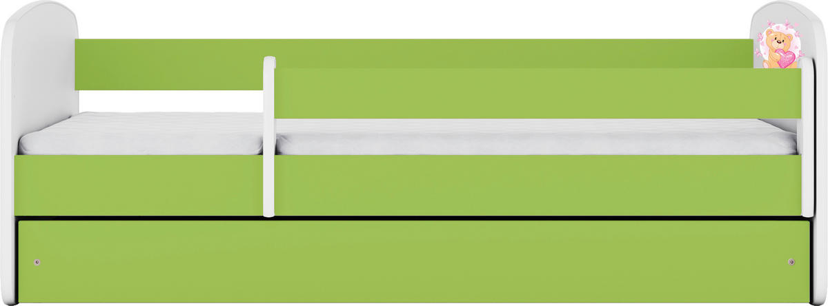 KINDER-/JUNIORBETT - Birkefarben/Weiß, MODERN, Holz/Holzwerkstoff (80/160cm) - MID.YOU