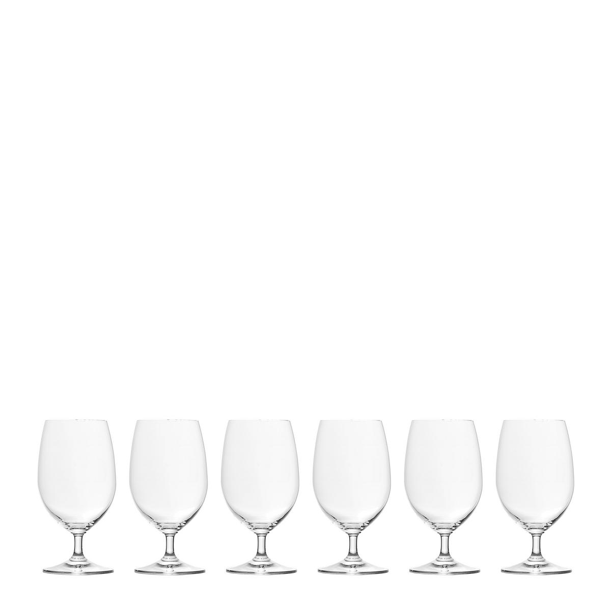 GLÄSERSET Daily  6-teilig  - Klar, Basics, Glas (6,5/15,2cm) - Leonardo