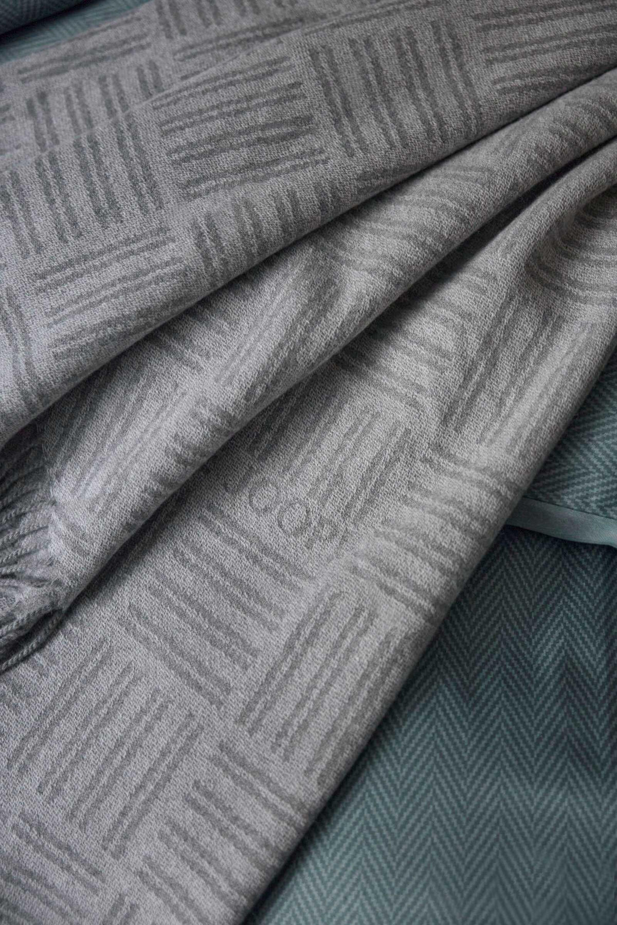 PLAID JOOP! HW 2026/27 140/180 cm  - Silberfarben, Design, Textil (140/180cm) - Joop!