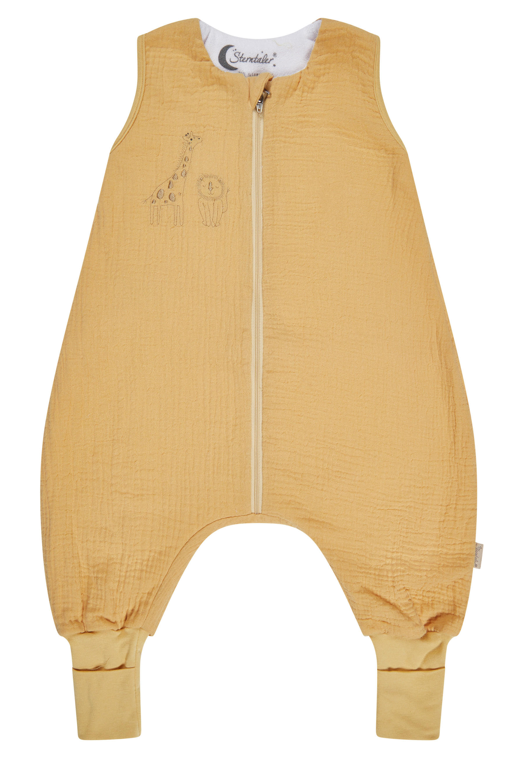 BABYSCHLAFSACK Löwe Leo 104/110  - Dunkelgelb, Basics, Textil (104/110null) - Sterntaler