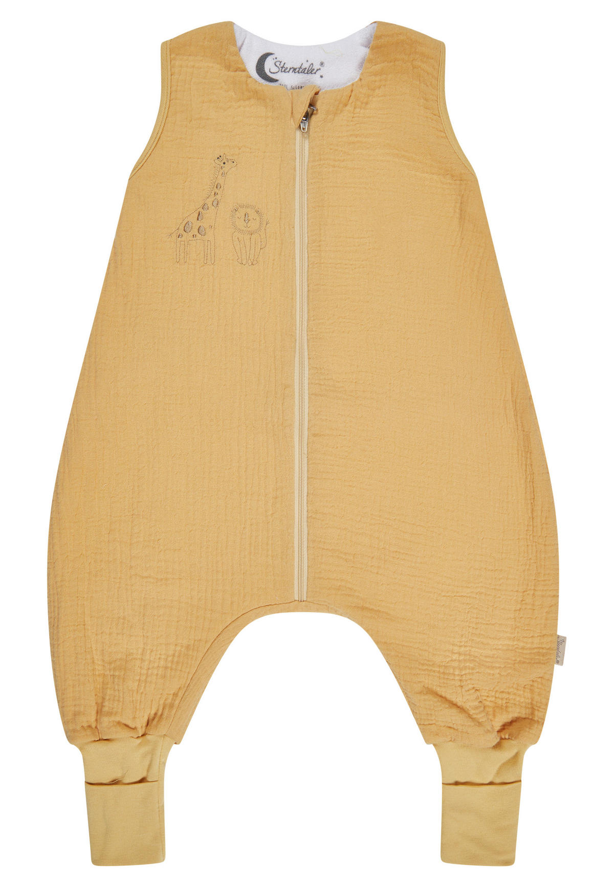 BABYSCHLAFSACK Löwe Leo 68/74  - Dunkelgelb, Basics, Textil (68/74null) - Sterntaler