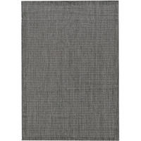 OUTDOORTEPPICH für Terrasse und Balkon 140/200 cm GIZA Schwarz  - Schwarz, Basics, Textil (140/200cm) - Ayyildiz 