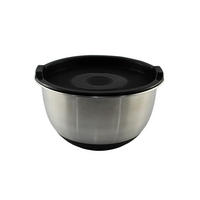 MISA NA MIEŠANIE, kov, plast, 17,5/10,5 cm  - čierna/farba ušľachtilej ocele, Basics, kov/plast (17,5/10,5cm) - Homeware Profession.