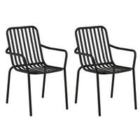 UTESTOL i metall svart  - svart, Basics, metall (57/85/64cm)
