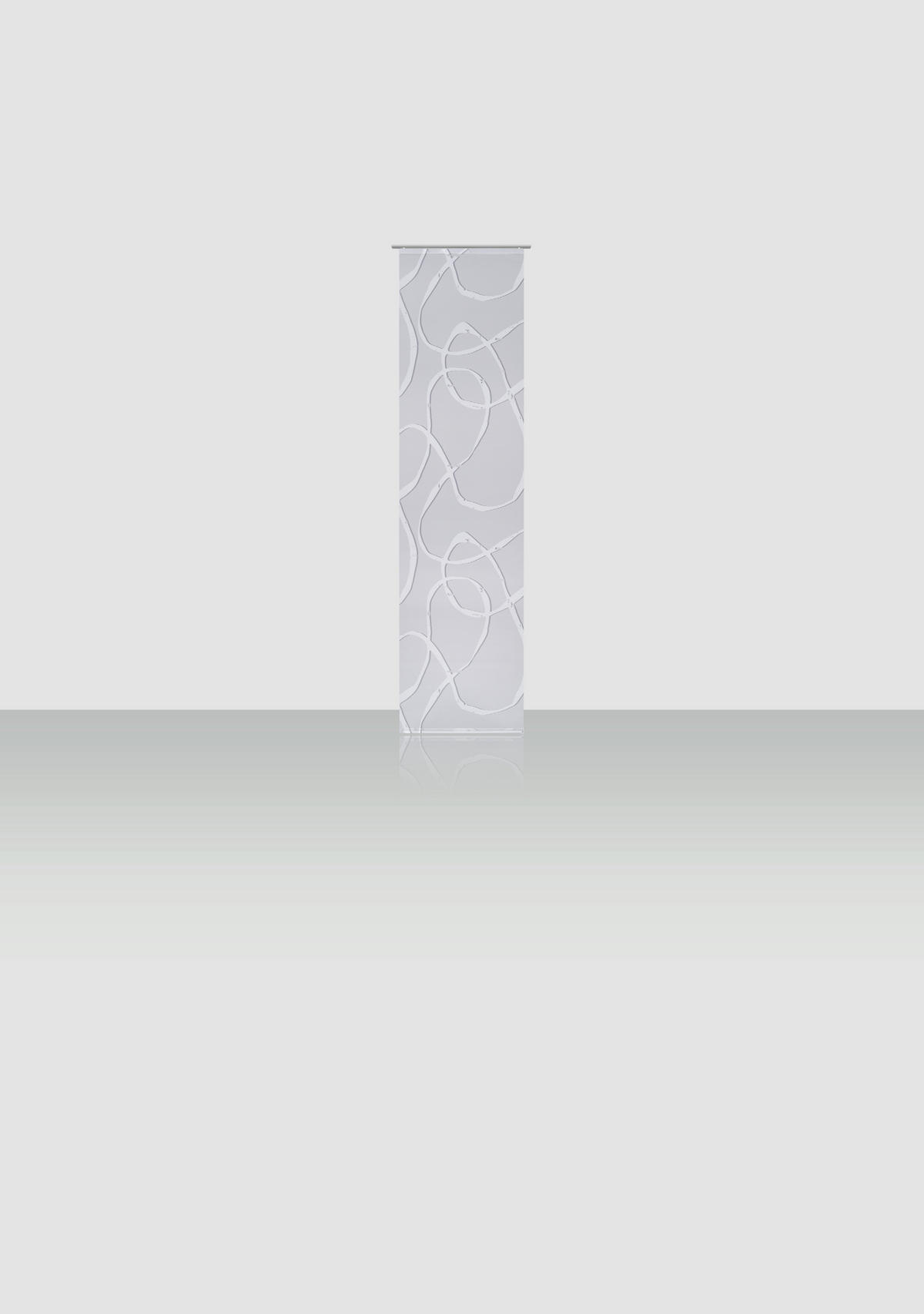 FLÄCHENVORHANG   halbtransparent   60/245 cm  - Hellgrau, Basics, Textil (60/245cm) - Novel