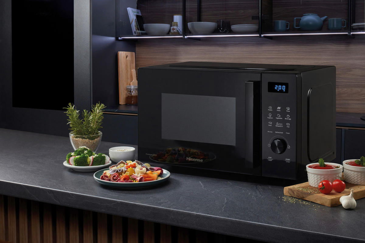 MIKROWELLE H23MOBSD1H  - Schwarz, MODERN, Glas/Kunststoff (48/29,5/33,7cm) - Hisense