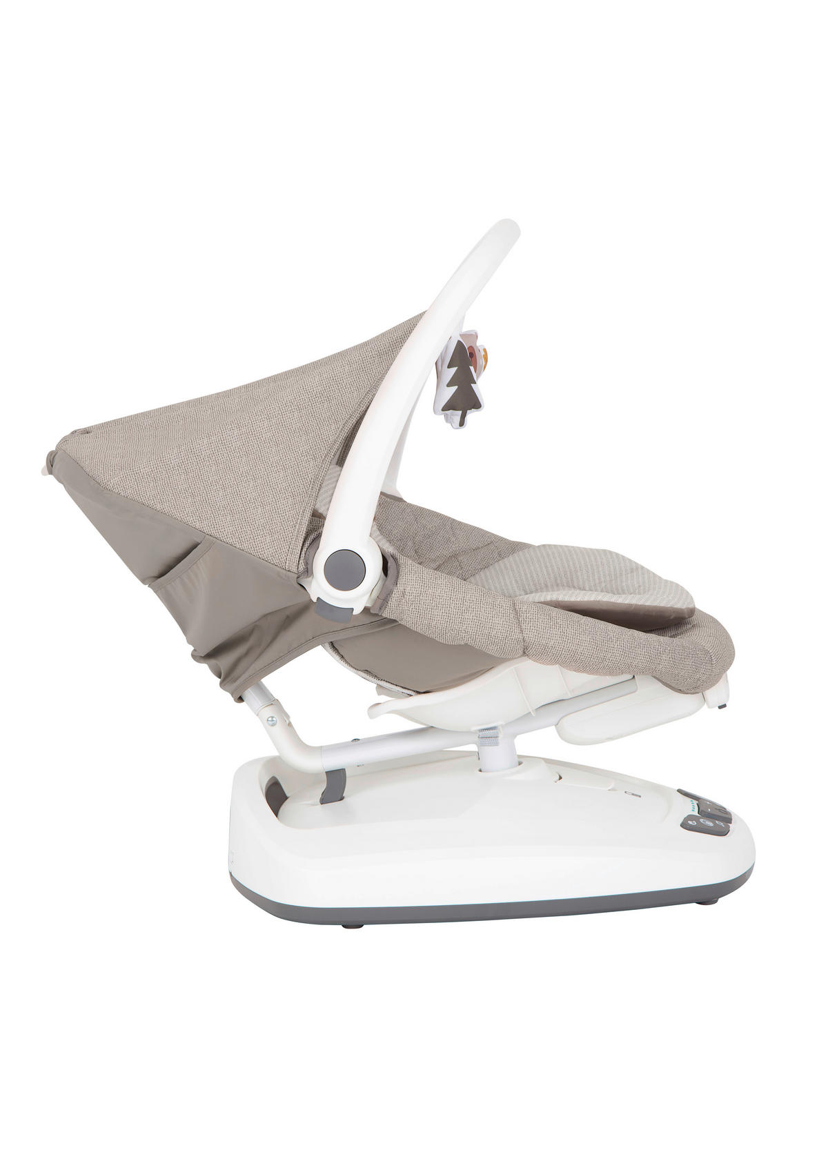 SCHAUKELWIPPE MOVE WITH ME  - Hellgrau/Weiß, Basics, Textil/Metall (69/52,5/67,5cm) - Graco