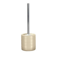 WC KEFE-SZETT fém  műanyag   - ezüst/natúr, Konventionell, műanyag/fém (38/10,8cm) - Kleine Wolke