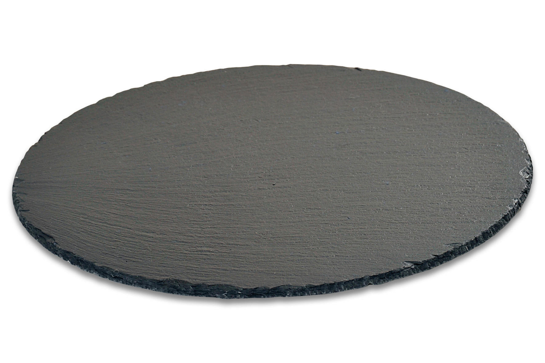 SERVIERPLATTE 35,5 cm  - Schwarz, Basics, Stein (35,5cm) - Homeware Profession.