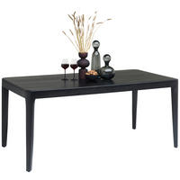 MATBORD i trä 180/90/76 cm   - svart, Trend, trä (180/90/76cm) - Ambia Home