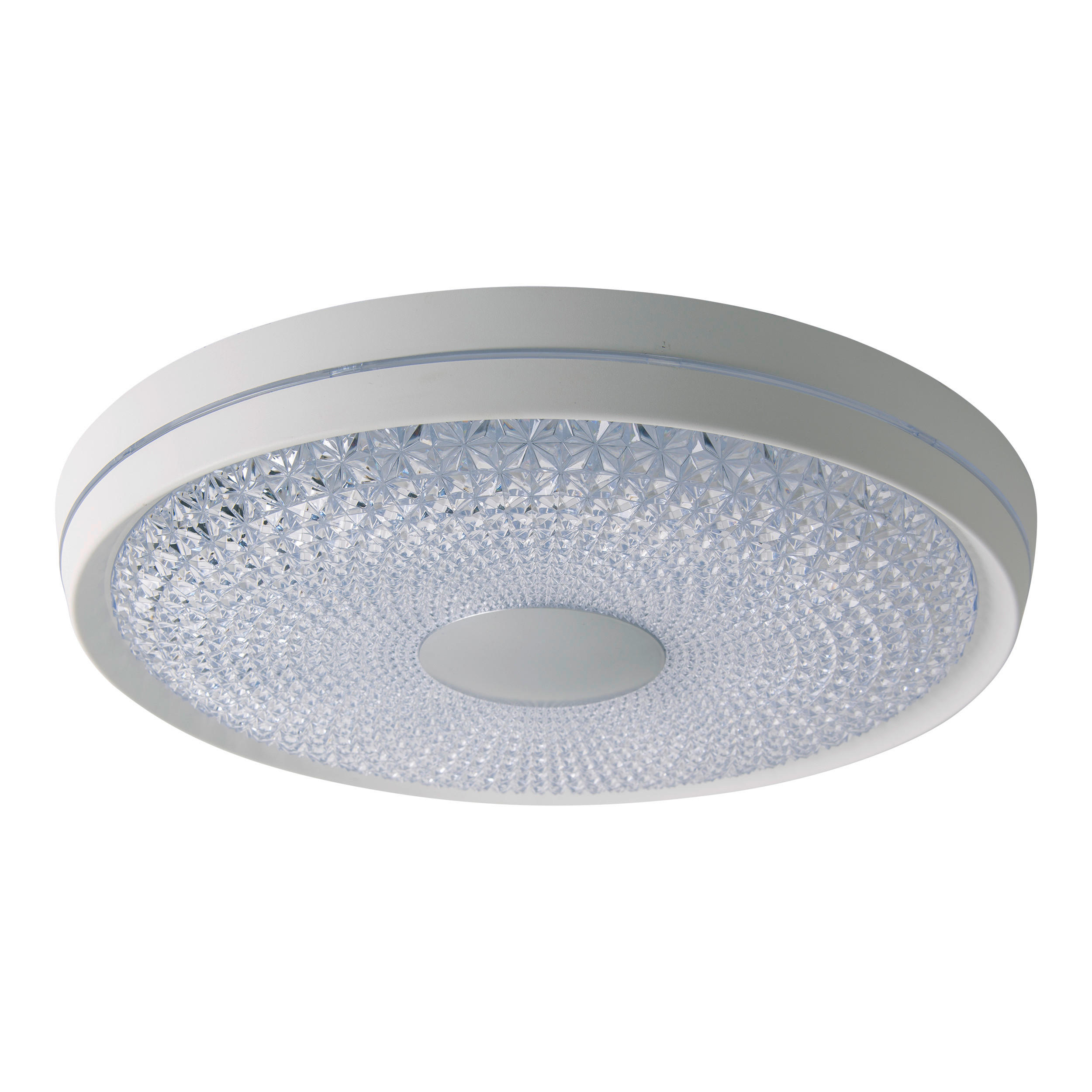 LED-DECKENLEUCHTE 51/8,5 cm   - Klar/Weiß, KONVENTIONELL, Kunststoff/Metall (51/8,5cm) - Näve