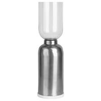 KERZENHALTER - Schwarz, Trend, Glas/Stein (19/63.5/63.5cm) - Kayoom