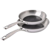 PFANNENSET Daily Edition Edelstahl 2-teilig  - Edelstahlfarben, Basics, Metall (28/44,7/48,52cm) - Berndes