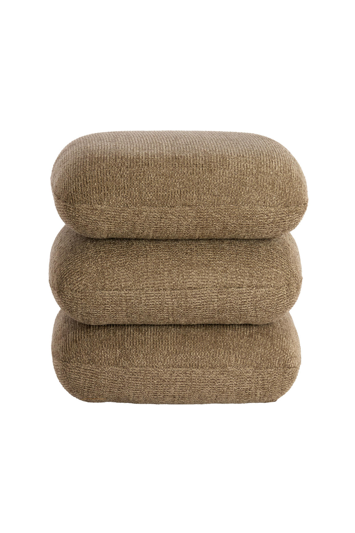 POUF LAURIE 44,5/44,5/44,5 cm  - Taupe, Basics, Textil (44,5/44,5/44,5cm) - Light & Living