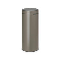 ODPADKOVÝ KOŠ  30 l - platinová, Design, kov/plast (29,5/72/32cm) - Brabantia