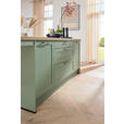 EINBAUKÜCHE   - Eukalyptusholzfarben/Grün, Design, Holzwerkstoff - Novel