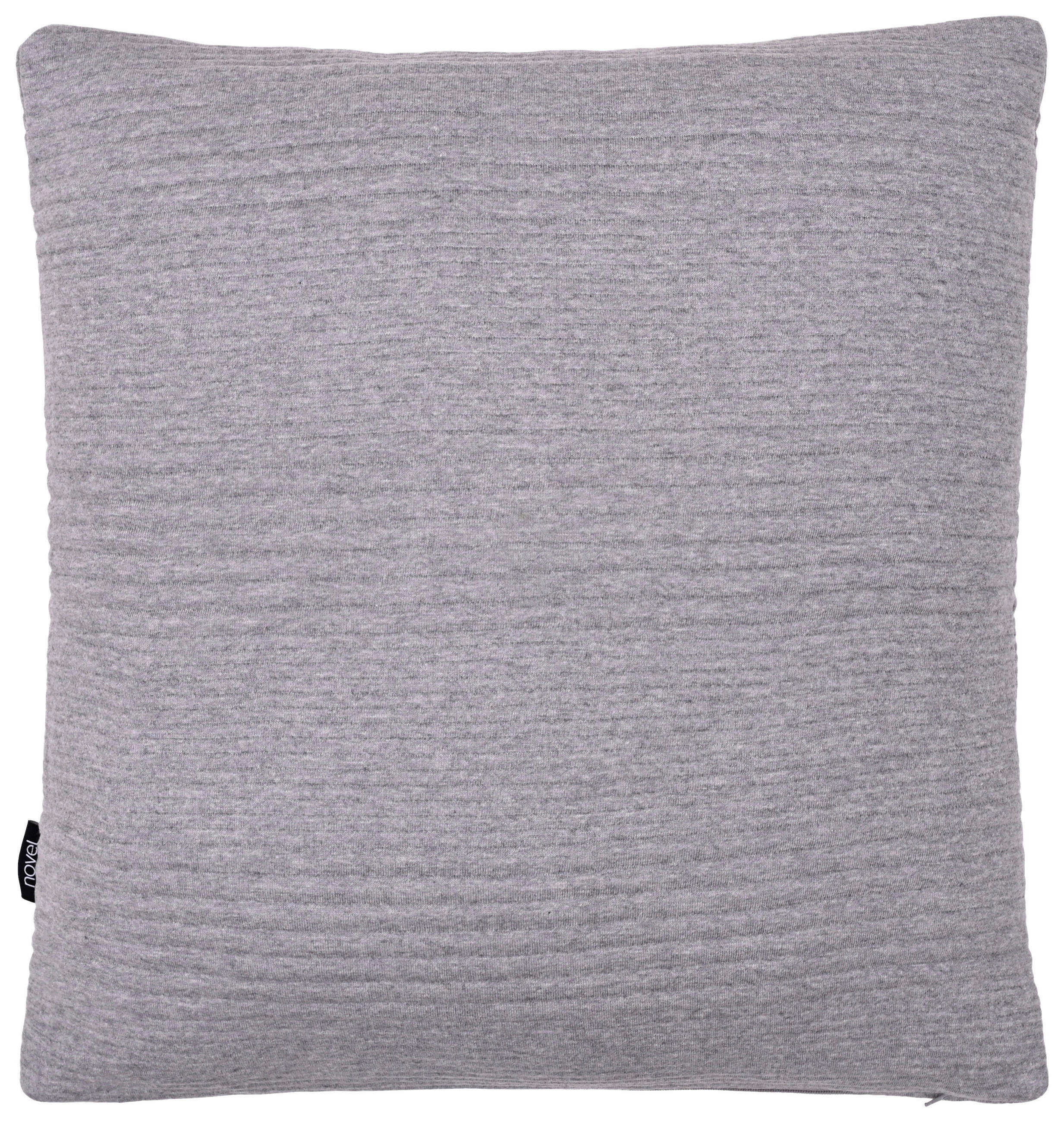 DEKORAČNÝ VANKÚŠ 50/50 cm - svetlosivá, textil (50/50cm) - Novel