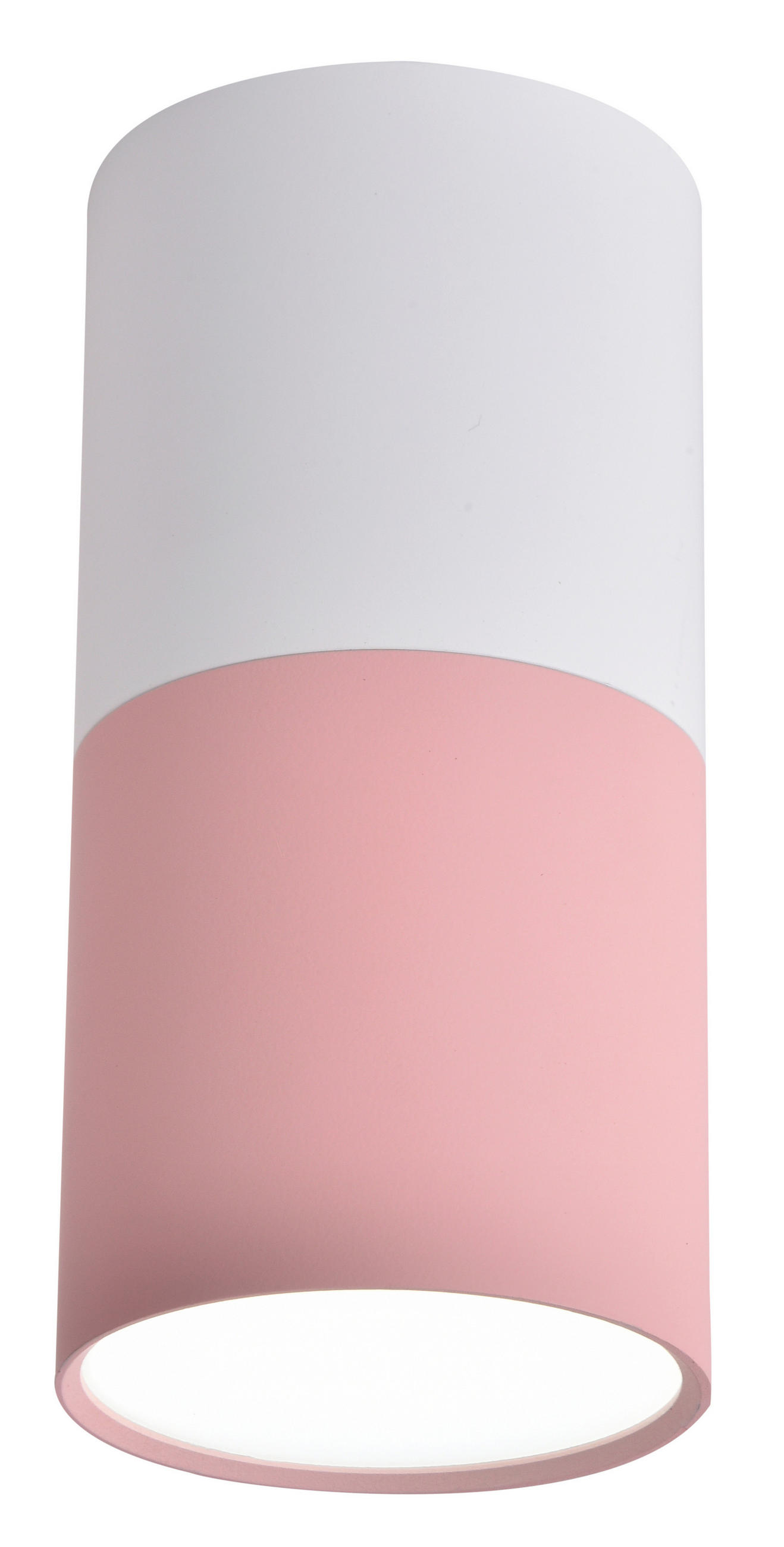 TAKLAMPA 5.8/5.8/12 cm  - vit/rosa, Basics, metall (5.8/5.8/12cm)