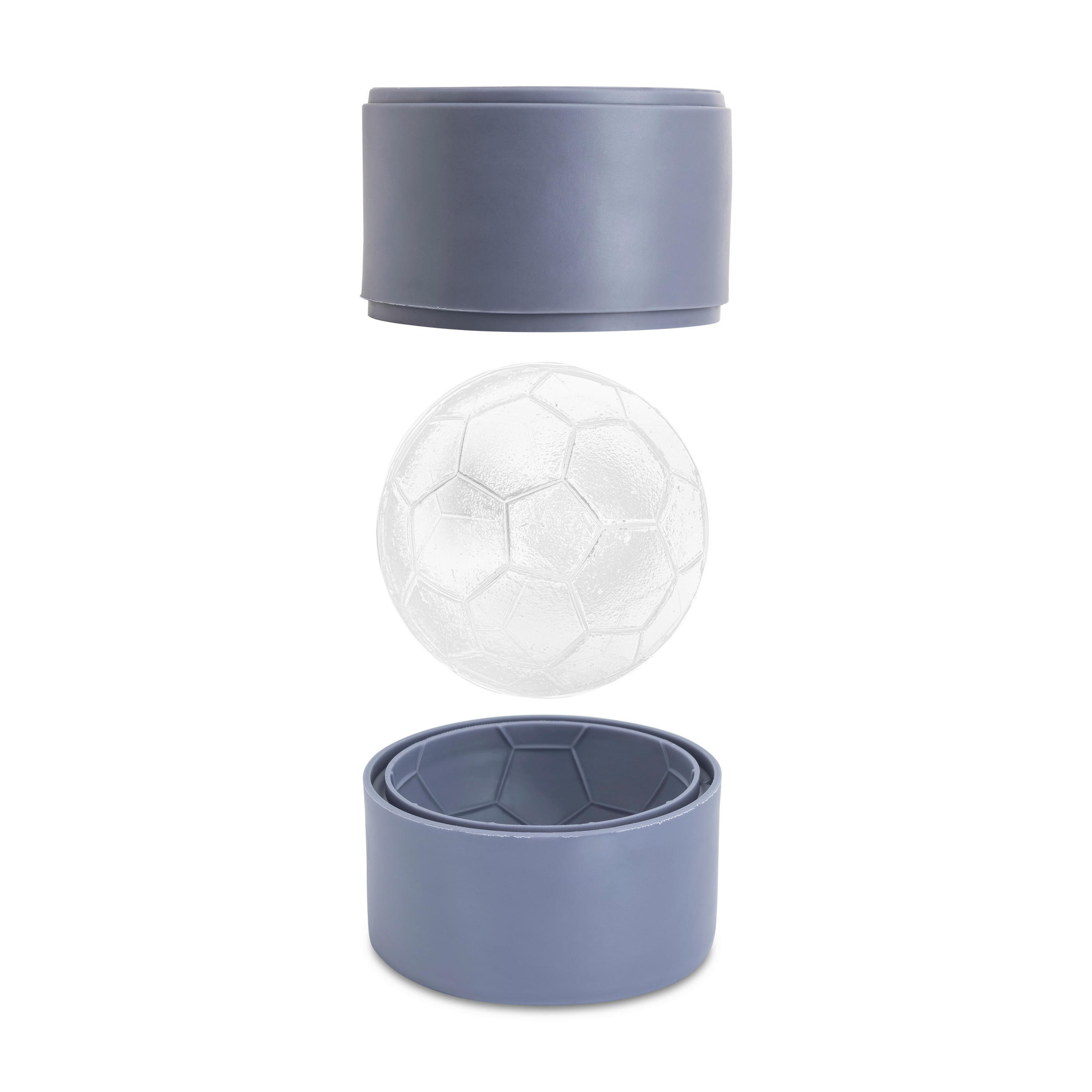 MODLA ZA LED - siva, Osnovno, plastika (6/7/12,5cm) - Kikkerland