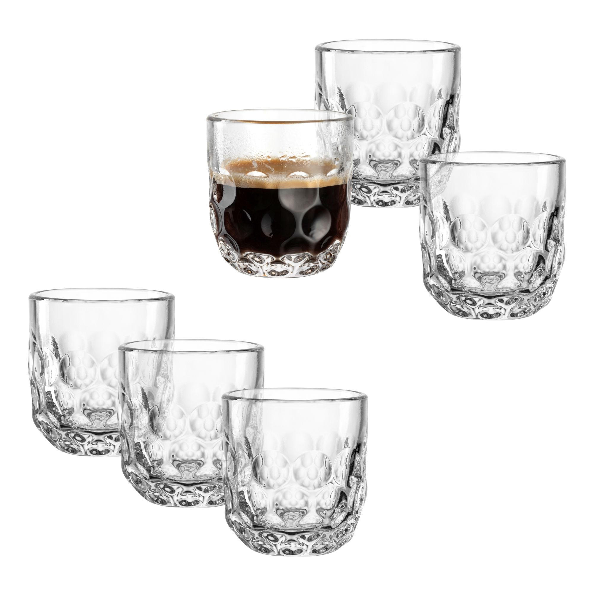 ESPRESSOGLAS  - Klar, Basics, Glas (5,2/5,6/5,2cm) - Leonardo