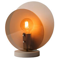 TISCHLEUCHTE - Braun, Design, Glas/Metall (15/32,5cm) - It's about Romi