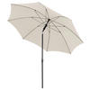 SONNENSCHIRM 210 cm Naturfarben  - Schwarz/Naturfarben, Design, Textil/Metall (210/210cm) - Doppler