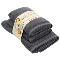 FROTTÍR TÖRÖLKÖZŐ SZETT sötétszürke  - sötétszürke, Basics, textil - Vossen