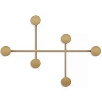 WANDGARDEROBE - Goldfarben, LIFESTYLE, Metall (82/60/10cm)