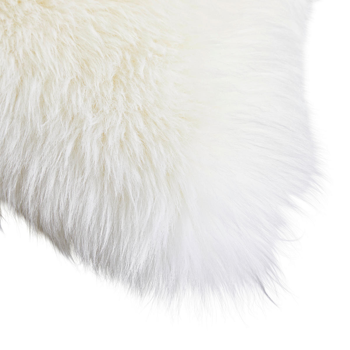 SCHAFFELL 60/90-95 cm Adelaide Weiß  - Weiß, Natur, Fell (60/90-95cm) - Linea Natura