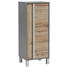 SEITENSCHRANK 40,5/103,5/33 cm - Eichefarben/Silberfarben, Design, Holzwerkstoff/Metall (40,5/103,5/33cm) - Stylife SEITENSCHRANK 40,5/103,5/33 cm - Eichefarben/Silberfarben, Design, Holzwerkstoff/Metall (40,5/103,5/33cm) - Stylife