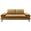 2-SITZER-SOFA Webstoff Messingfarben  - Silberfarben/Messingfarben, Design, Textil/Metall (204/83/98cm) - LOOKS by W.Joop