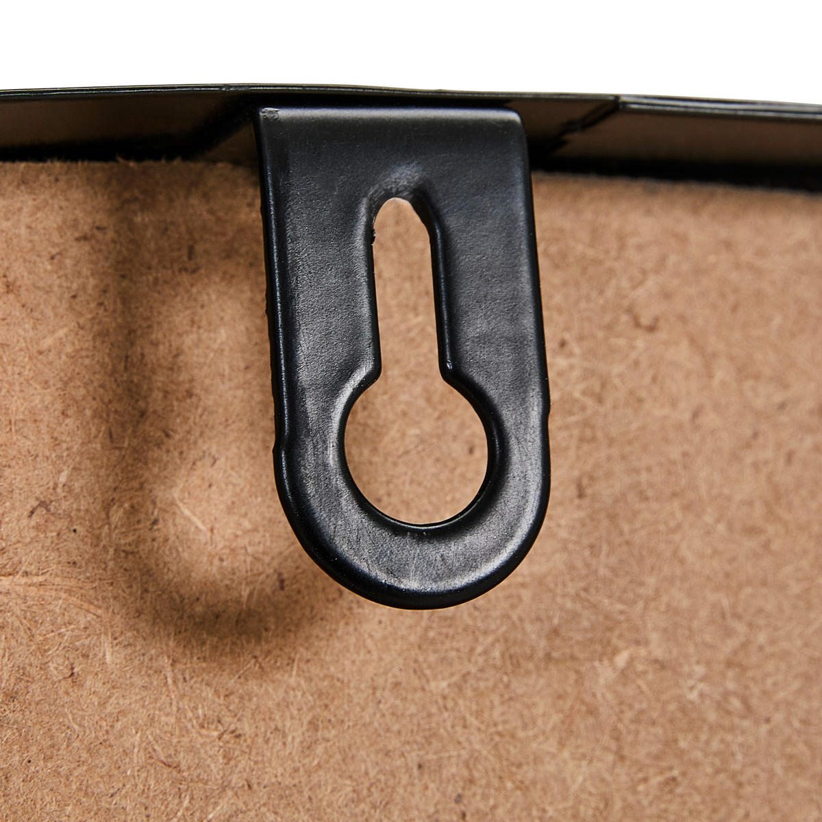 WANDUHR Naturfarben, Schwarz 96/96/3 cm  - Schwarz/Naturfarben, Design, Holzwerkstoff/Metall (96/96/3cm) - MID.YOU