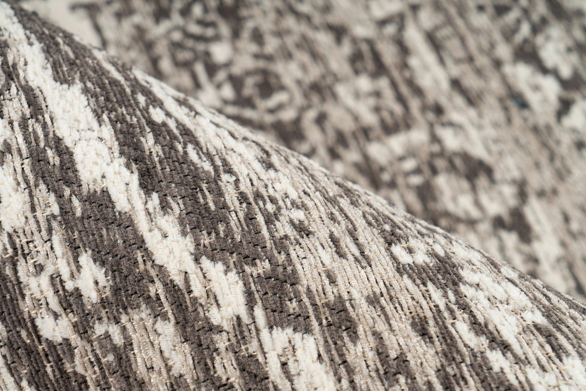 KOBEREC TKANÝ NA PLOCHO, 120/170 cm, šedá - šedá, Konvenční, textil (120/170cm)