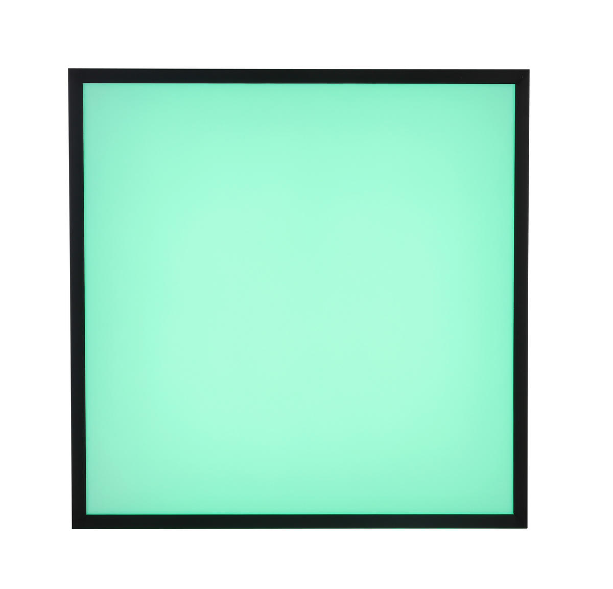 STROPNÉ LED SVIETIDLO, 45/45/7,5 cm - čierna/biela, Lifestyle, kov/plast (45/45/7,5cm) - Novel