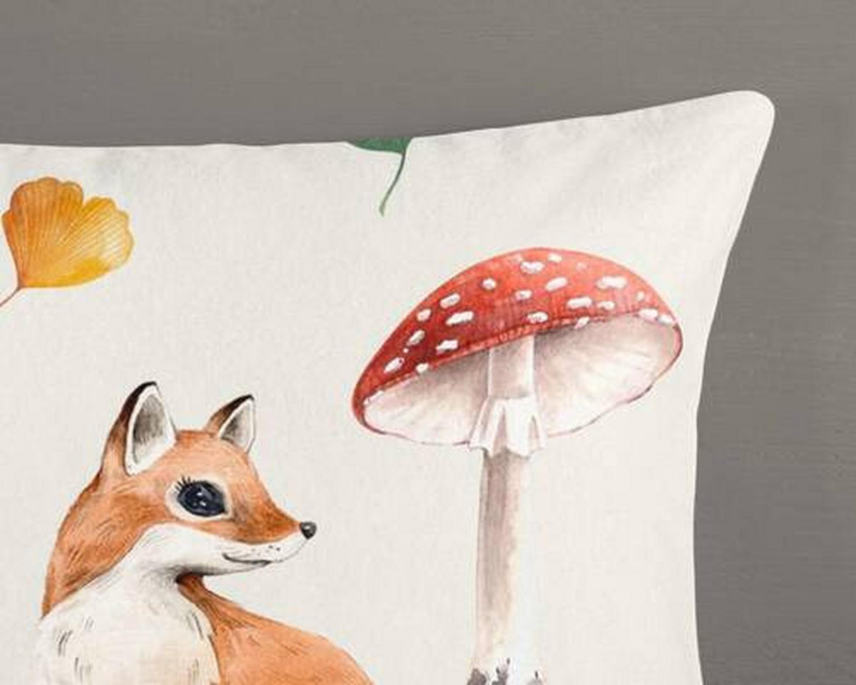 JUGENDBETTWÄSCHE Autumn Biber 135/200 cm  - Multicolor, Natur, Textil (135/200cm)