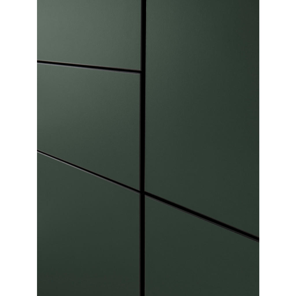 Thumbnail - Mid.you Midischrank, Grün, Schwarz, Holzwerkstoff, 2 Fächer, 2 Schubladen, 60x102x31 cm, stehend, Badezimmer, Badezimmer...