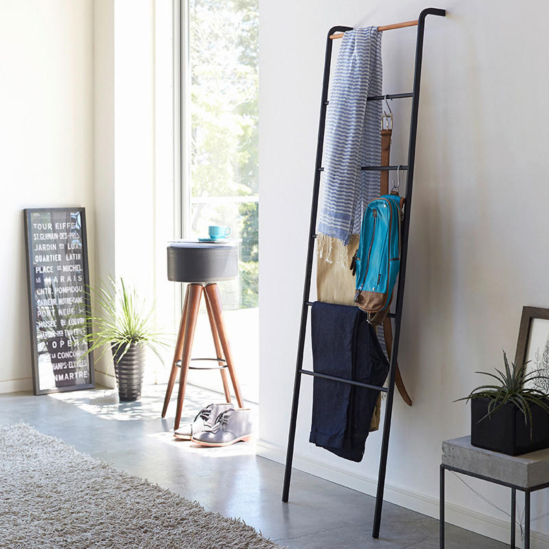 KLEIDERSTÄNDER Schwarz   - Schwarz, Basics, Metall (45/24/160cm)
